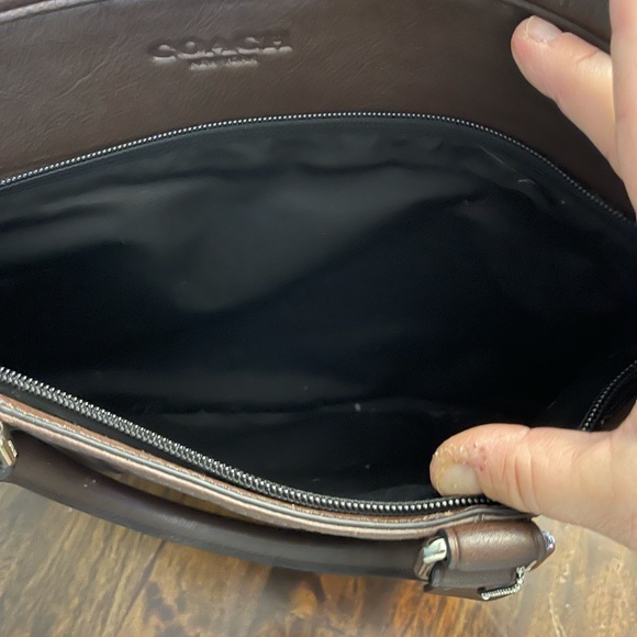 Beautiful Coach Leather C Monogram Laptop Briefcase - Picture 13 of 14